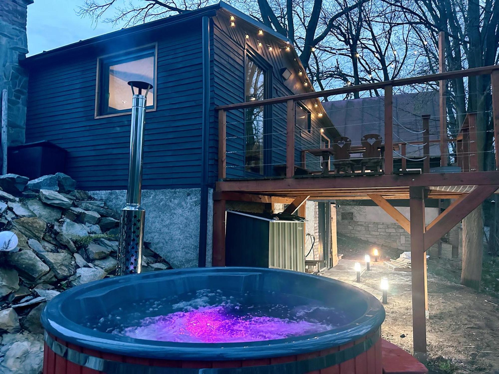 Wellness Chata Hideaway Se Saunou Trebechovice pod Orebem Exterior photo